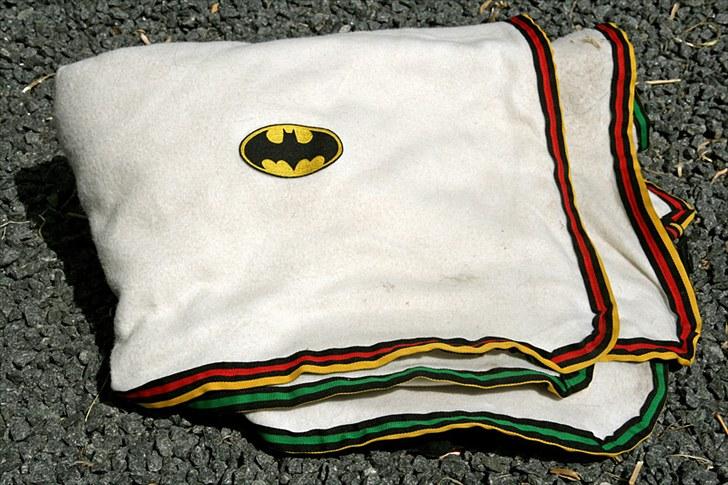 Mit udstyr - Hjemme syet skridt-fleecedækken med Batman logo, til Batman(Stari) billede 50