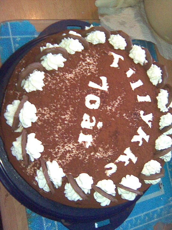 Min mors lagkager :D - Baileys  lagkage til helles mors fødselsdag billede 1