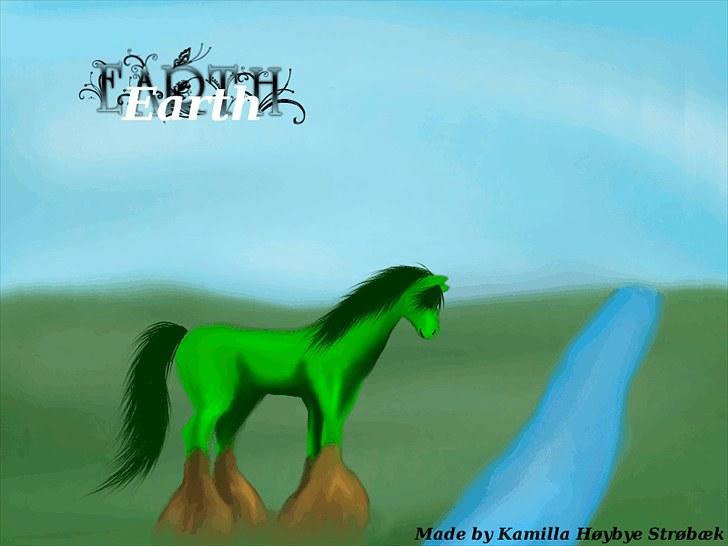 Mine hestetegninger på computeren :) - JORD!! billede 24