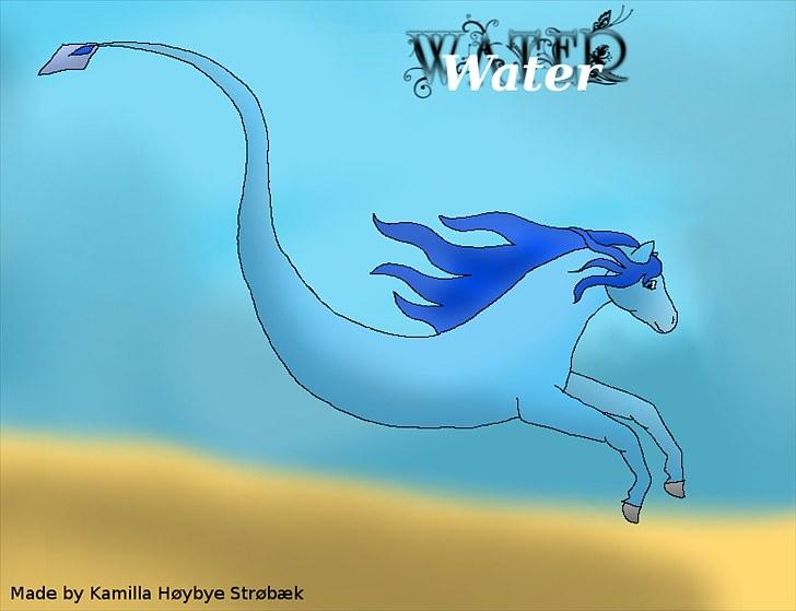 Mine hestetegninger på computeren :) - VAND!! billede 25