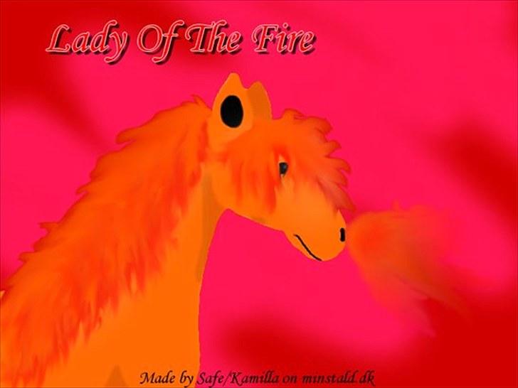 Mine hestetegninger på computeren :) - ILD!! Det er meget lang tid siden jeg har tenget den! billede 11