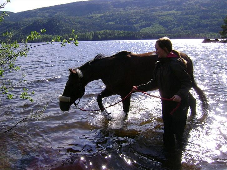 Inga og Pathie på stranden - verdens største legedyr! :D  - FOTO : avis-mand billede 24