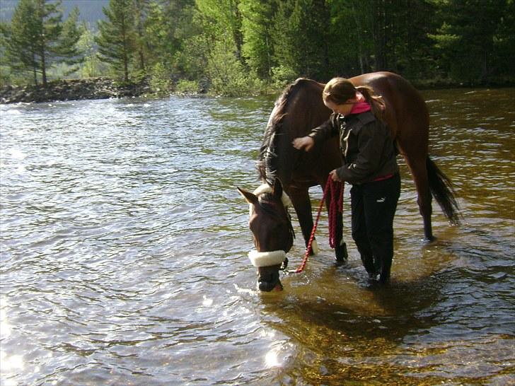 Inga og Pathie på stranden - verdens største legedyr! :D  - FOTO : avis-mand billede 31