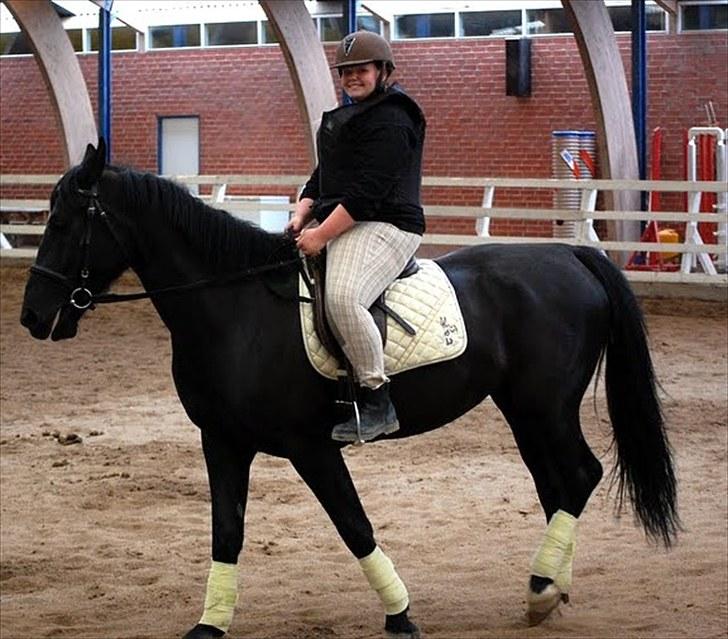 Dressur træning d. 12/6-10 på Pernille + Billeder af Penille ikk billede 4