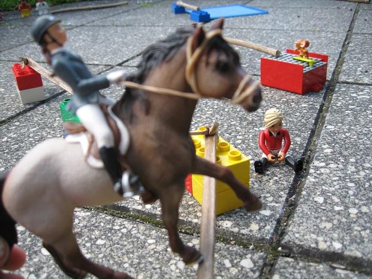 DM for Schleich heste. - Anden rytter var Camille Østergaard på Sjeltaray Like Noir.
DE red første runde med  0 fejl og omspringningen med 4 fejl i tiden 16 sek. billede 56