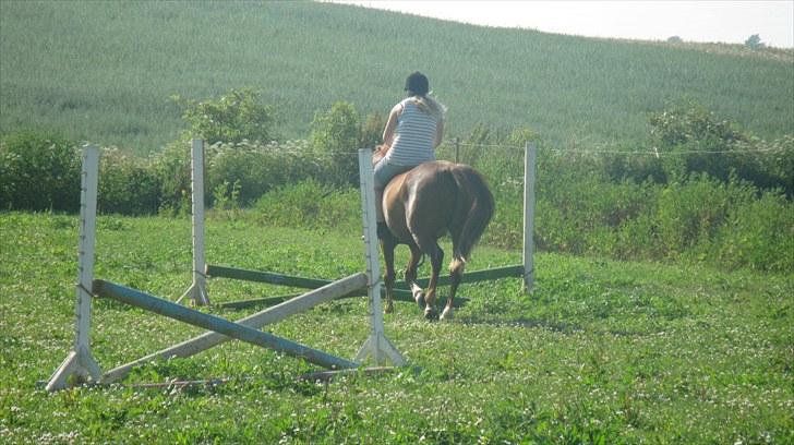 Calidos og jeg hygger lidt på springbanen;) - Lige inden jeg sætter af xD billede 5