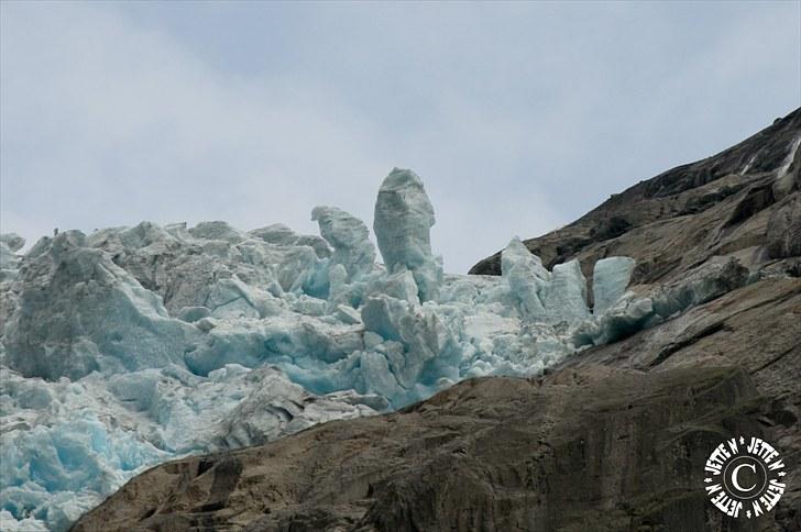Norge 2010 - Toppen af Isbræen (gletsjer).

Briksdalsbreen billede 18