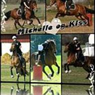 Michelle & Kiss (:  mounted games ! <3 l