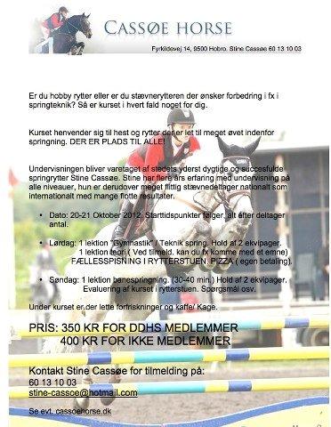 springkursus 20-21 oktober