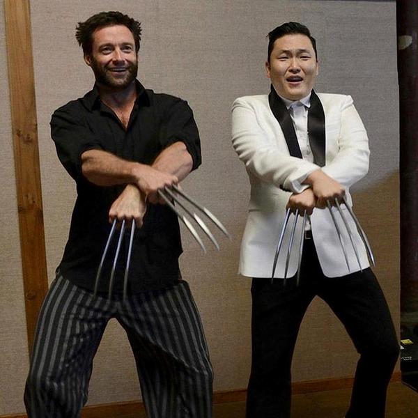 PSY og Wolverine i Gangnam Style