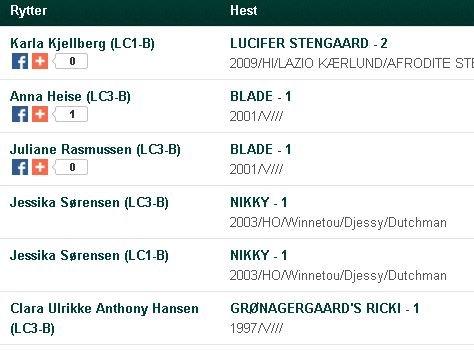 Stævnesystem/DRF LIVE - HJÆLP :)