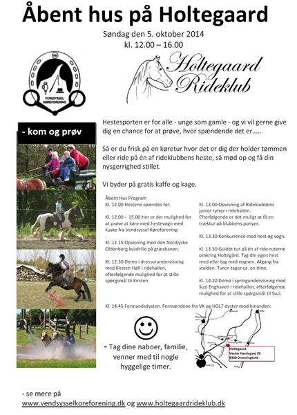 9330 Åbent Hus på Holtegaard 5/10 (kørsel og ridning)