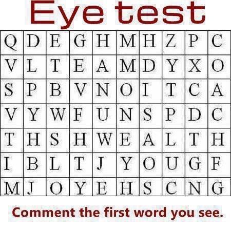 Eye test - for sjov, hvad ser du?