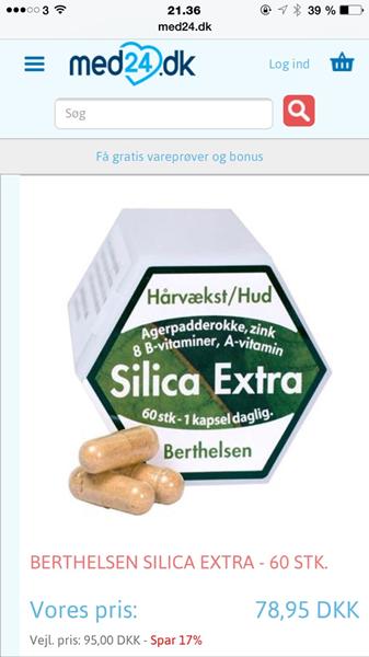 Nogle herinde med efteringer med silica extra?