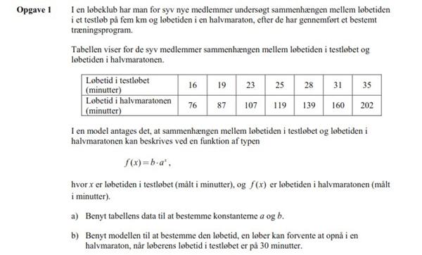 Matematik - gymnasie B niveau hjælp !!!