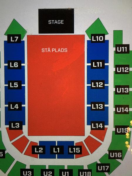 Boxen - koncert - pladser 