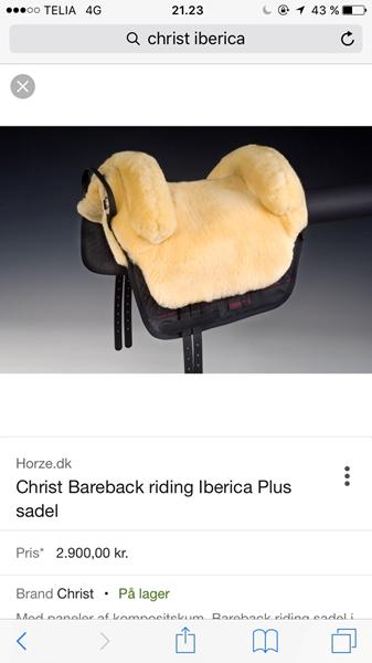 Hvilken lammeskindssadel?