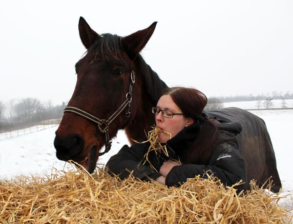 Fotogen hest og ejer? :D