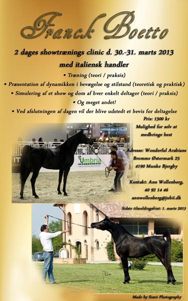 Showtrænings clinic for arabere