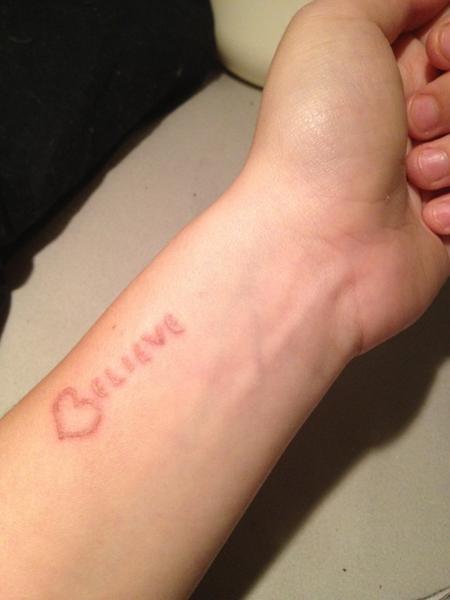 hvid tattoo - nu lavet!