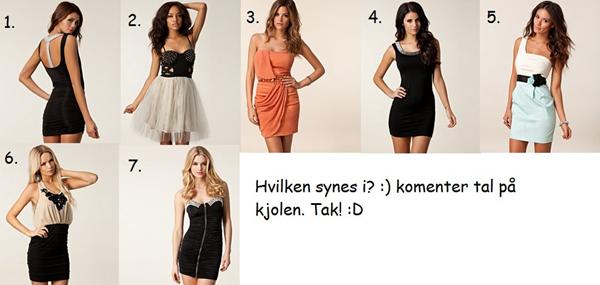 Hvilken kjole skal jeg vælge? :)