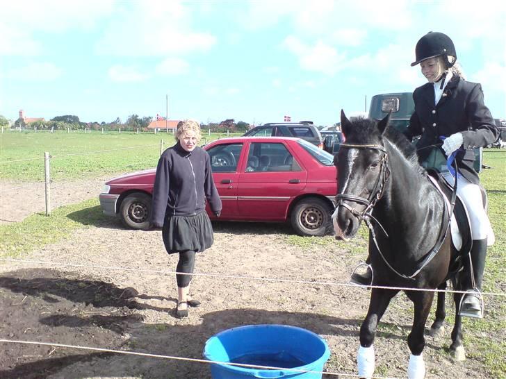 DSP sherrydan - det her er også til midt 2 stævne hvor jeg er færdig med at ride og min hest skal til at have noget at drikke. billede 4