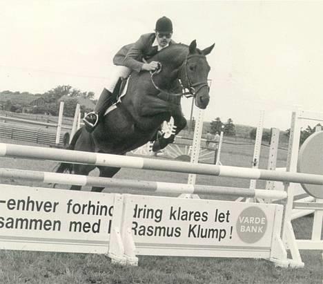 Anden særlig race Samson (R.I.P) - Her springer min far på Samson..( i deres unge dage..hehe) billede 5