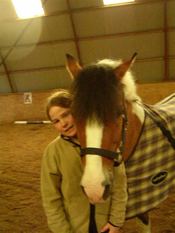 Pinto biggare`(går på græs) - mig og pony:)<3 billede 8