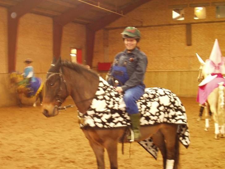 New Forest Odbjergs Aladdin  - mig og min gamle pony til fastelavn på rideskolen! blev nr. 3 i bedste udklædt:P billede 9