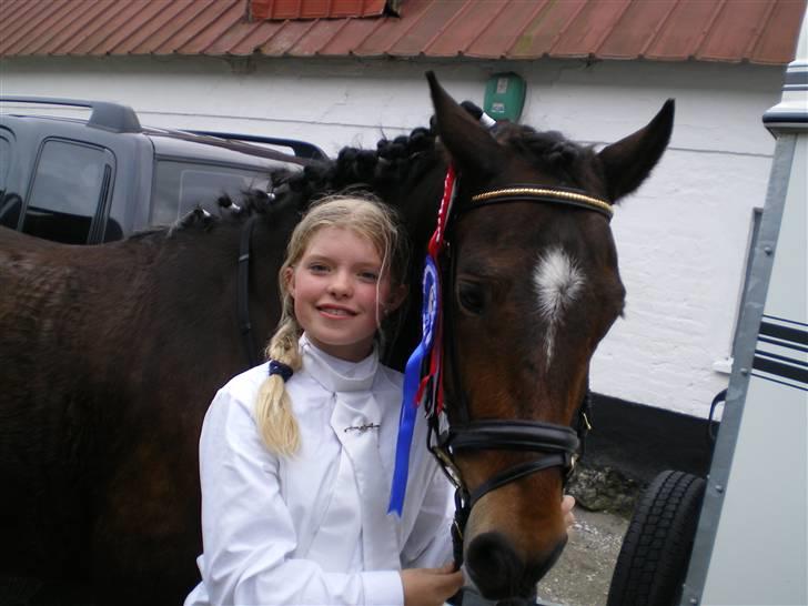 New Forest Roløkke Superman - vandt 1+2.plads totaaaaalt stolt .. :D har ridehjelm hår hah xD billede 6
