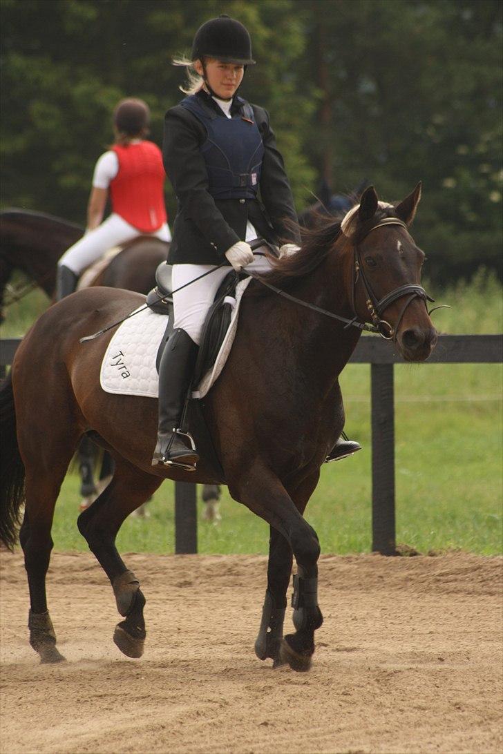 Anden særlig race Tyra - Tyra og jeg inden stævnestart i Gl. Estrup! - Foto: Line Skou billede 2