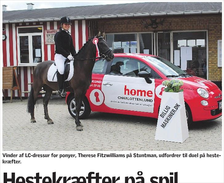 Hollandsk Sportspony Stuntman - Min smukke pruh og Therese i lokalavisen Villabyerne :) Sådan!!! Så nice! billede 6