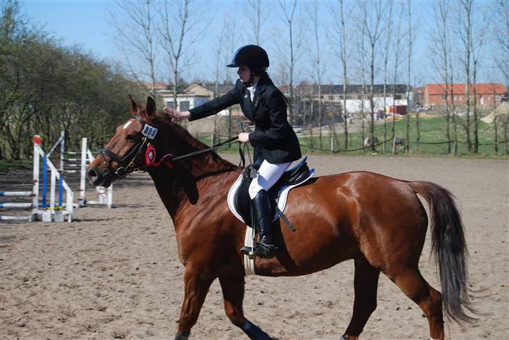 Oldenborg Alextho [Mors] - Basse og jeg i Nibe 20/4-08, her i ld som vi vinder:) Foto: Stine billede 17