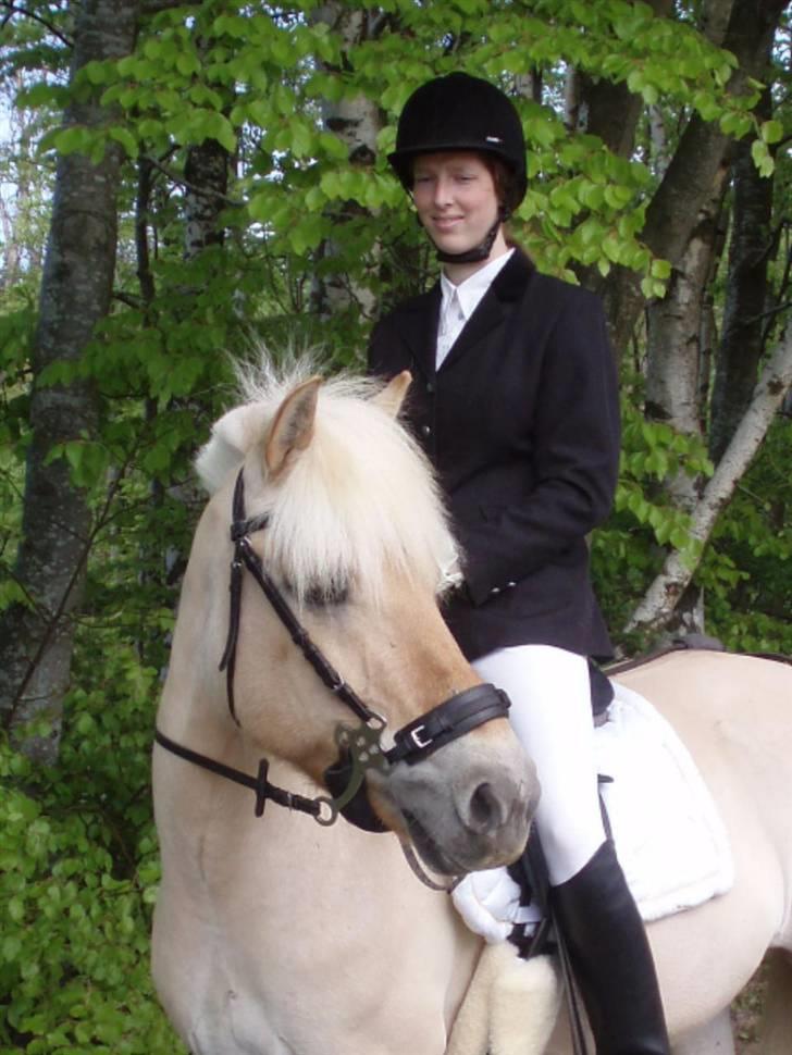 Fjordhest Glittra Gudenå - Glittra og jeg til aktivitetsdag på Birken forår 2007 billede 9