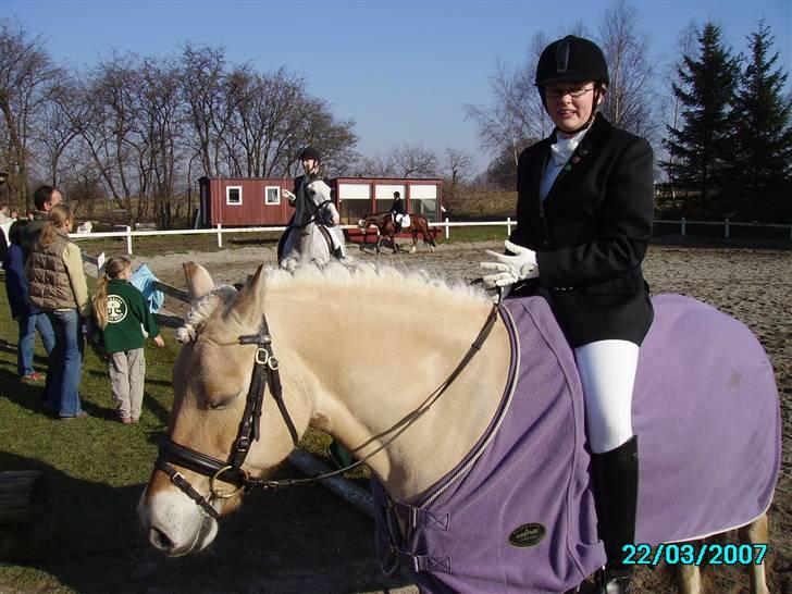 Fjordhest Jenka - Dressur stævne igen xD Foto: Fies far billede 7