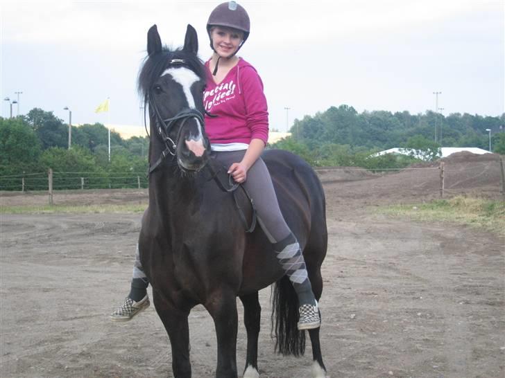 Anden særlig race Blackie - 8) da hun stod med hoste i fire uger og hun kun måtte skridtes... foto: mor, juli 08 billede 8