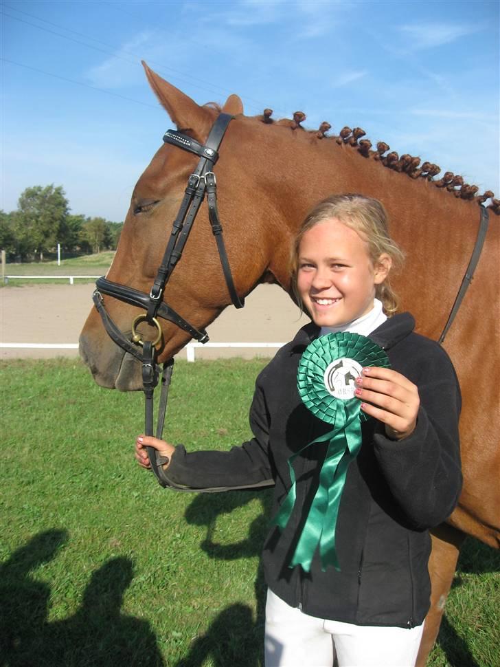 Palomino Lady - SOLGT :'(  - Mig og lady der lige har vundet en 4. plads... :) (vores første stævne) billede 5