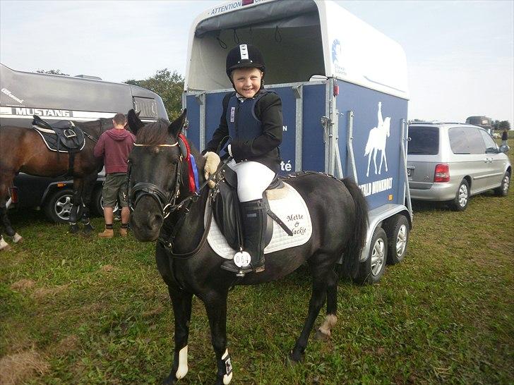 DSP Blackie<3 - Jonas og Blackie gennemførte klassen i Tylstrup.. <3    15/8-10 billede 2