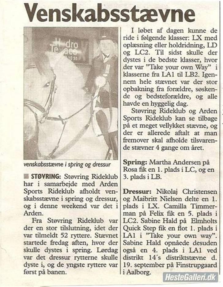 Fjordhest Rosa *RIP*  - Læs teksten (: I avisen var vi hele tiden og igen faktisk dejligt (: billede 3