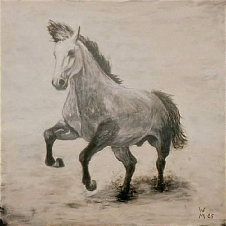 DSP Trikka - Maleri jeg har malet af Trikka - til minde om en super pony. billede 1