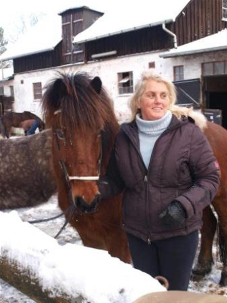 Islænder Sómi - Mor & Somi inden en af de sidste ture ;,( savner diig min ismule!! billede 1