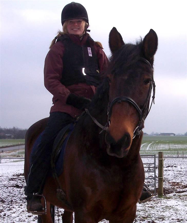 Anden særlig race Amigo - Forevigt i mit hjerte... - Amigo og jeg er rigtig kommet i vintertøjet begge to! Vinterferien ´09. billede 15