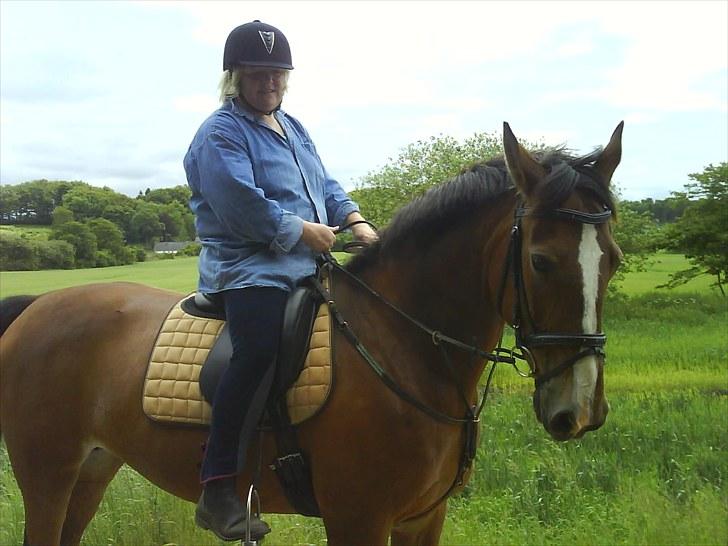 Oldenborg Møllestedets Laika *RIP* - Mutti oppe på Laika for første gang :) billede 4