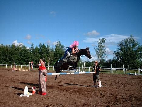 Traver Olfert Speedy - Joker/Udklædnings klasse i Nørhalne, 2003. Vi var klædt ud som Havfrue og fiskenet! billede 3