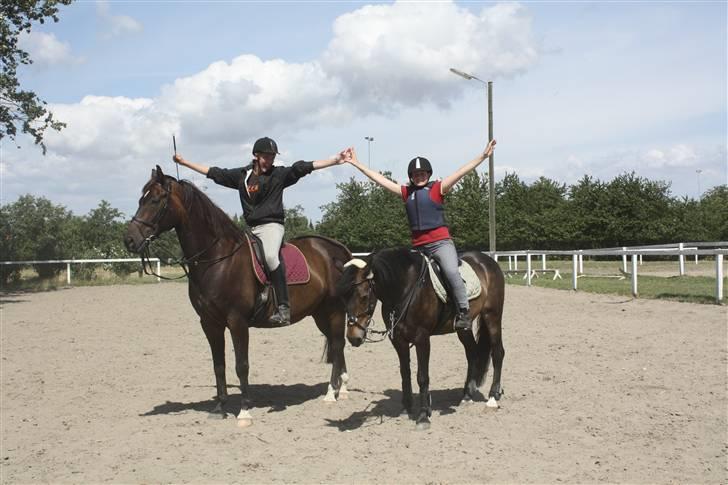 New Forest Charlie <3 - JJ &&´ JJ (Joe Jørgensen Aka. Sara Jørgensen og Joe Juul, aka. Louise Juul) Louise på bentley og Mig på Charlie. Ridelejr ´09, foto: Natajsa billede 17