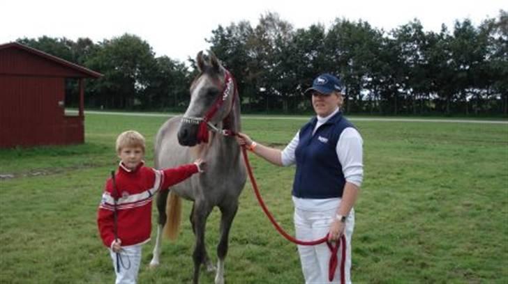 Arabisk fuldblod (OX) Svalegaards Esmakee OX - Asbjørn, Esmakee og Ditte til store hestedag 2007 billede 15