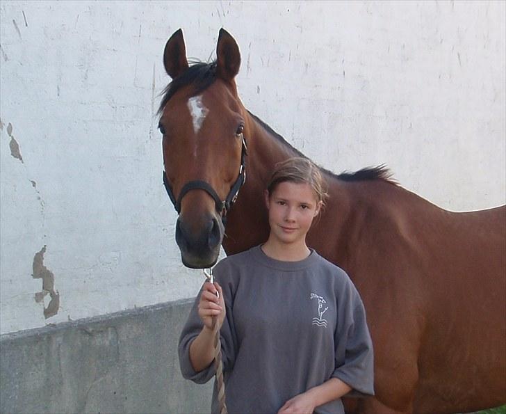 Fuldblod (XX) Little Wing - 8# Lille og jeg poserer (Foto; Mor) billede 8