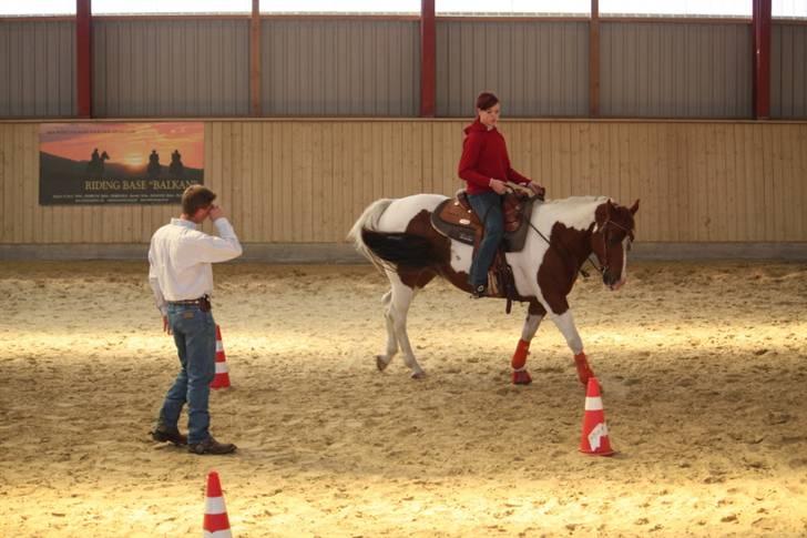 Paint Ima Cutter Kid (mors) - Clinic på Tuse Creek Ranch med James Hansen billede 12