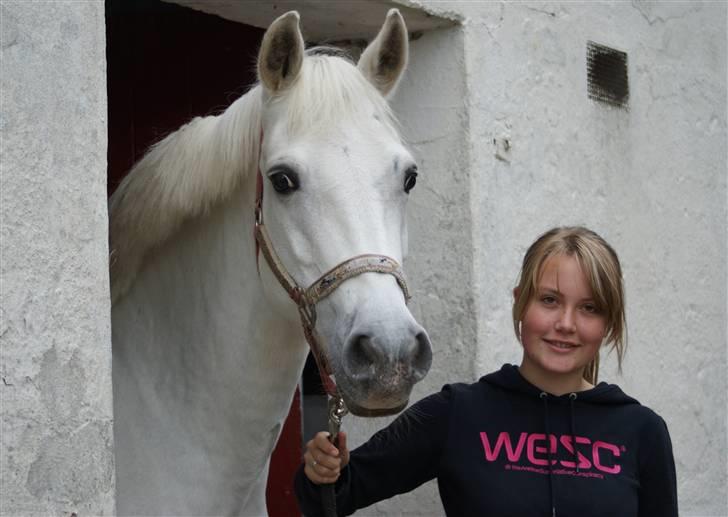 Connemara Carex Felicia - Filla og jeg på vej på fold første gang hos mig :D billede 2