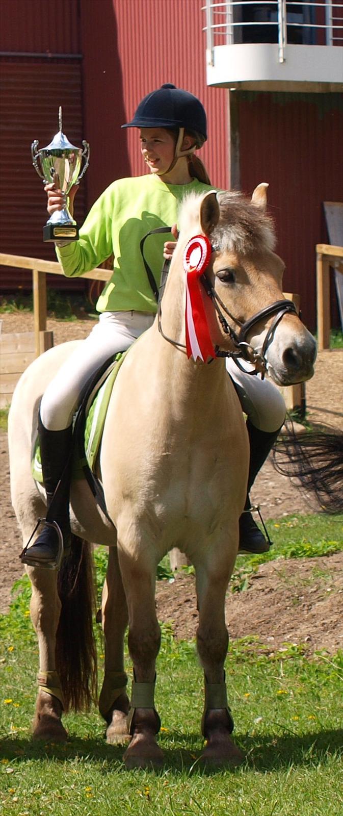 Fjordhest Micky (Penti) <3 - mig og gøj med distriks-pokalen 2011 (1.plads) afd. c (taget af Marika, med mit kamera) billede 15